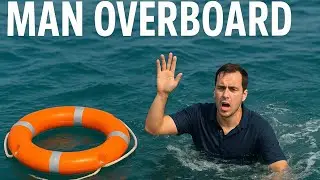 🚨 Man Overboard Sailing Procedure | Life Saving at Sea | Merchant Navy Safety Drill #dalimsharma 