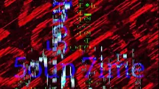 NOISE 5oup 7ime glitch pixel video installation