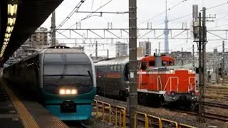 2019/09/22 【回送】 251系 RE-2編成 尾久駅 | JR East: 251 Series RE-2 Set at Oku