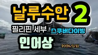 필리핀 세부 날루수안 인어상 스쿠버다이빙 