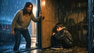La mujer abri&oacute; su cochera en plena tormenta&hellip; y hab&iacute;a un ni&ntilde;o dentro