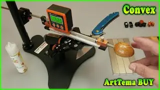 Pro Convex Pocket Knife Sharpening to Razor Sharp with Budget Diamond Stones. Pro Sharpener Hapstone