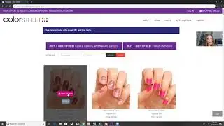 How to place a Color Street Order online and attach it to a Party