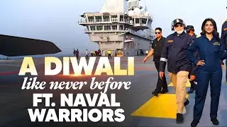 PM Modi celebrates Diwali on board INS Vikrant, witnesses air power demo by the brave naval warriors