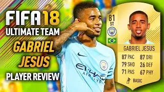 FIFA 18 GABRIEL JESUS (81) PLAYER REVIEW! FIFA 18 ULTIMATE TEAM!
