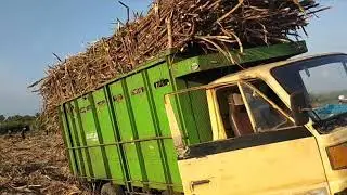 Detik detik truk ambles dan di dorong oleh traktor.