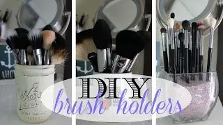 DIY makeup brush holders | Quick and Easy