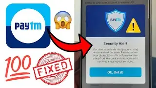 paytm security alert problem 100% solved | our checks indicate that you are using non-standard...