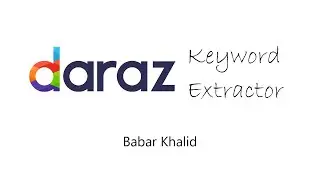 Daraz Keyword Research | Keywords Extractor | E-commerce Tool | Product Hunting