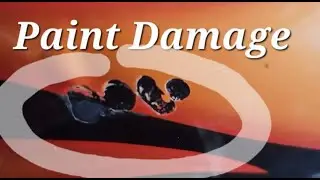 ACCESSING THE PAINT DAMAGE #paintdamage #stormdamage #winddamage #harley #fueltank #motorcycle