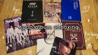 Christmas Kpop album haul & unboxing | ZB1, BTS, XH, Argon, Pink Fantasy, EPEX, NewKidd, IN2IT
