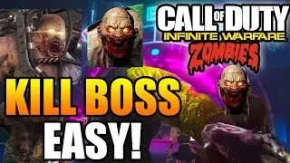EASIEST Way to Kill the Brute Boss Zombie in 'Zombies In Spaceland!' ~ Infinite Warfare Zombies!