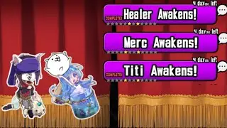 Healer, Mer & Titi Awakens -The Battle Cats