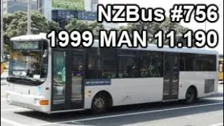 NZBus #756 | 1999 MAN 11.190 (ORIGINAL Engine) | Designline