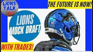DETROIT LIONS MOCK DRAFT FOR THE 2026 NFL DRAFT! MOCK DRAFT 1.0 WITH TRADES!