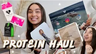 PROTEIN HAUL | WOMENS BEST, BULK & THE PROTEIN WORKS | Pancakes, Syrups & More | Isabella Mauger