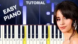 Camila Cabello - Shameless | Easy Piano Tutorial