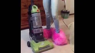 Pink Fuzzy Slippers 12