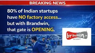 brandwin news&ldquo;Factory Access No One Shows Indian Startups 🔥 | Brandwin Factory-to-Market #Shorts&rdquo;