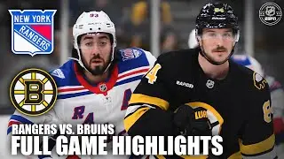 New York Rangers vs. Boston Bruins | Full Game Highlights | ESPN NHL