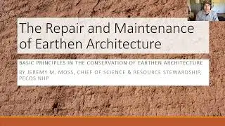 Repair and Maintenance of Earthen Architecture
