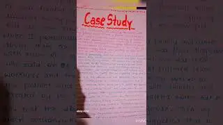 Cancer patient case study 📖 📓 😌 🙂 #biology #from cancer project