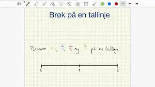 Brøk på tallinje