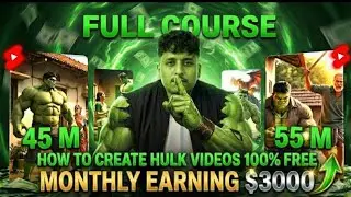 How To Create Perfect HULK Ai Videos | Like Deep Animation Hulk Badmash Al | ai video kaise banaye 🤑