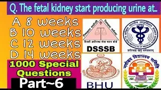 1000 Most Important Questions for DSSSB,BHU,AIIMS, Navodaya &All Nursing Exams|Nursing Trends