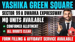 Yashika Green Square-99a || New Affordable In Gurgaon || Yashika 99a || Affdavite Available