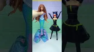 Transforming ladybug miraculous & Ariel mermaid