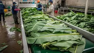 Inside a Massive High-Tech Banana Leaf Factory You Didn&rsquo;t Know Existed