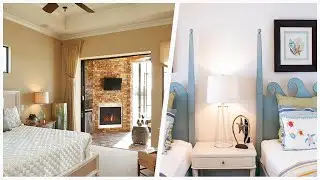 75 Tropical Beige Floor Bedroom Design Ideas You'll Love ➤