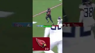 Emari DeMercado celebrates too early and cost himself a 76-yard Touchdown.