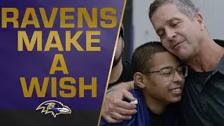 Make-A-Wish Recipient Scores Touchdown, Honorary Captain At Game | Baltimore Ravens