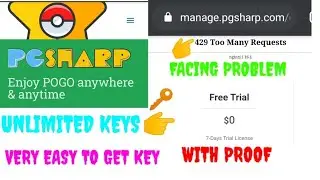 #PGSHARPKEYS FOR FREE , UNLIMITED VERY EASY STEPS