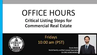 OFFICE HOURS: Listing Steps.. what to do once you secure the listing
