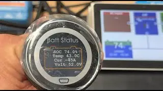 52Ft Catamaran uses existing 12V Multiplus 3000 to charge 48V IP66 Meteor Lithium Batteries