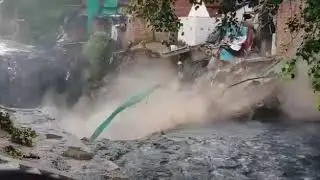 Nature gives the toughest punishment for Illegal encroachment | Flood