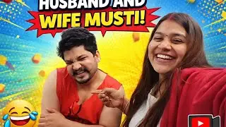 Husband and wife masti // @Riya Gupta vlogs // video shoot time comedy 