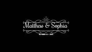 Sophia & Matthew White Wedding