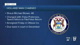 Holland man charged with fraud, unpaid taxes on marijuana sales