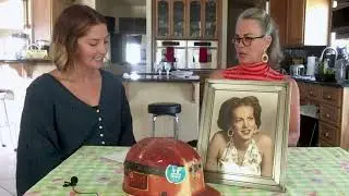 Miners Helmet with Dana Loretta: Moab Museum Collections Stories