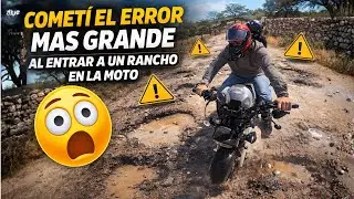 Ruta Rural en Moto | Baches, Polvo y Dolor | Nunca Hab&iacute;an Sufrido Tanto mis pompis en Moto