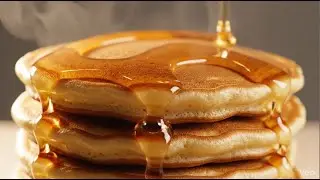 Soft, Fluffy Pancakes | Relaxing Cooking ASMR Sounds