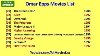 Omar Epps Movies List