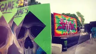 Risk vs X Games Graffiti mural &ndash; Live at Soundset Festival