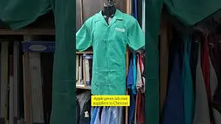 Apple green lab coat suppliers in Chennai #labcoats #applegreen #housekeepinguniforms