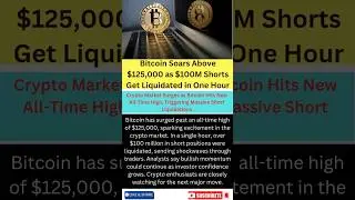 Bitcoin Explodes to $125K! $100M Shorts Wiped Out in Just 1 Hour 🚀💰