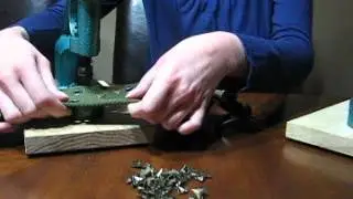 Triangle die for the hand press stud machine